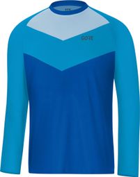 Gore Apparel Radfahren C5 Trail Langarm Jersey Dynamic Blau