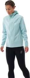 Veste Imperméable Compressport Tempest Bleu Femme