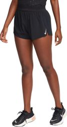 Nike AeroSwift 3in Split Shorts Schwarz Damen