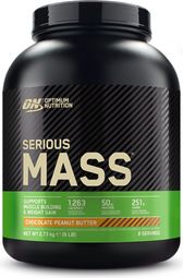 Serious Mass (2 73kg) - Optimum Nutrition - Chocolate Peanut Butter - Gainers