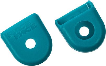 Race face alu crankarms protections boot pedal turquoise