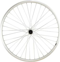 ROUE VTT 26  AR BLOCAGE K7 JANTE ARGENT MACH1 ER10 MOY.SHIM TX500 V-BRAKE 8/9/10V