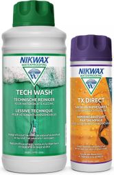 Lessive Tech Wash 1L et imperméabilisant TX.Direct 300ml