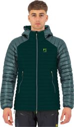 Chaqueta de pluma Karpos Alagna Azul/Verde