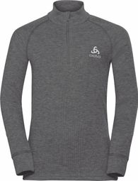 Odlo Active Warm Eco Kids 1/2 Zip Long Sleeve Jersey Grey