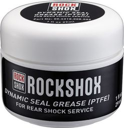 RockShox Grease Rockshox Dynamic Seal Grease (PTFE) 1oz - Consigliato per il servizio di ammortizzatori posteriori