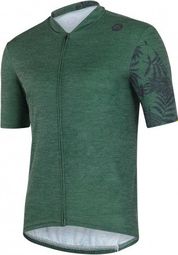 MB Wear Nature Blue Gravel Short Sleeve Jersey Green Leaf