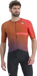 Maillot Sportful Bomber de manga corta Rojo/Naranja