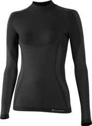 Women's Long Sleeve Baselayer Champion Thermal Seamless Black