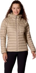 RAB Microlight Alpine Hoody Beige Women's Down Jacket