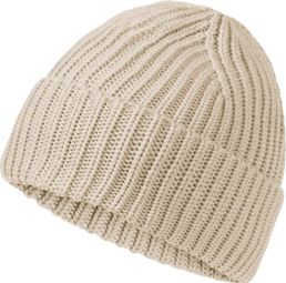 Bonnet Unisexe Vaude Moena II Blanc Ecru