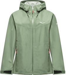 Salewa Puez 2.5L Powertex waterdicht jack voor dames, groen