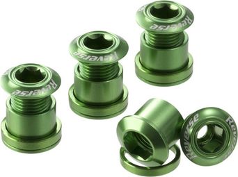 Juego de tornillos de plato de marcha atrás 7 mm verde (x4)