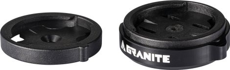 Montaje de alcance de diseño de granito para el sistema de herramientas de MTB Specialized SWAT Conceal Carry (Garmin / Wahoo / Bryton) Negro