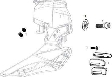 Kit Pièces Détachées Sram Dérailleur Arrière Force E-Tap AXS