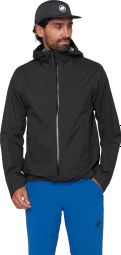 Mammut Ducan waterdichte jas met capuchon, zwart, heren