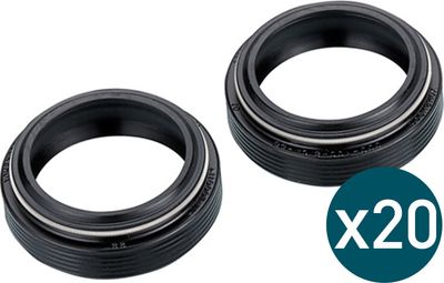 Lot de 20 Joints Racleurs RockShox Dust Seal 32 mm pour Bluto/RS-1/SID B1 (2017+) Noir