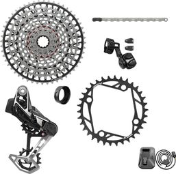 Sram XX T-Type Eagle AXS E-MTB BCD104 36 Tanden 12V Zwart (Zonder Cranks en Behuizing)