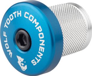Tapón de Compresión Diente de Lobo con Tapa Espaciadora Integrada 1 1/8'' Azul