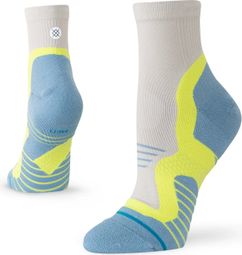 Stance Pace Light Quarter Socks - White/Yellow/Blue - Women's