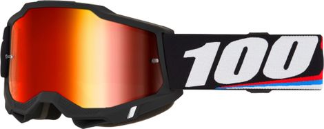 100% Accuri 2 Magnus Mask / Red Mirror Lens