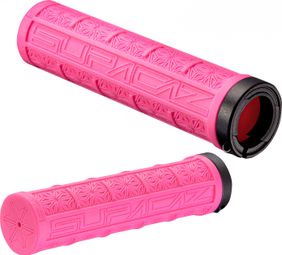 Paire de Grips Supacaz Grizips Rose Fluo