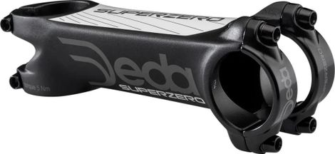 Potence Deda Superzero 31.7 mm -8° Noir Blanc