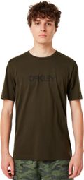 Oakley Allover Kurzarm T-Shirt Braun