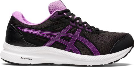 Chaussures Running Asics Gel-Contend 8 Noir Violet Femme