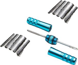 Kit de Mèches de Réparation Tubeless Parts 8.3 Light Bleu (10 Mèches 3.5 + Outils)