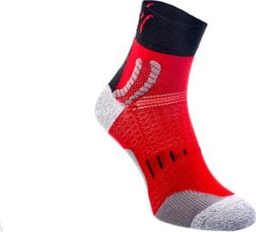 Rafa'l Nairobie Socken Weiß Schwarz Rot