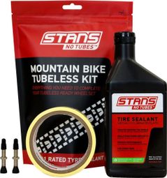 Stan's NoTubes - Tubeless Kit  Mtb  Fond de jante 27mm  Valves 44mm