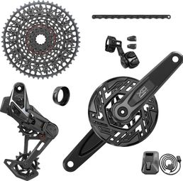 Groupe Sram X0 T-Type Eagle AXS Bosch ISIS 36 Dents 12V Noir (Sans Boitier)