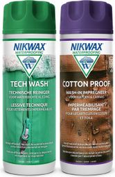 Lessive Tech Wash 300ml et imperméabilisant coton Cotton Proof 300ml