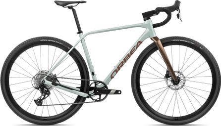 Orbea Terra H41 1X Gravel Bike Sram Apex XPLR 12S 700 mm Pietra Blu Rame Marrone 2024