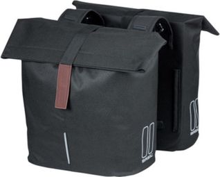 Sacoche Double Basil City 28-32L Noir