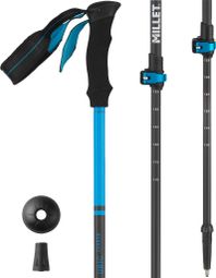 Millet Ubic Carbon blauwe wandelstokken