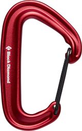 Mousqueton Black Diamond Miniwire Rouge