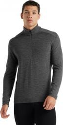 Icebreaker 260 Tech Half Zip Grey Long Sleeve Jersey