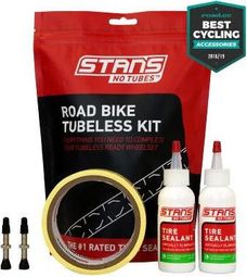 Stan's NoTubes - Tubeless Kit  Road  Fond de jante 21mm  Valves 55mm