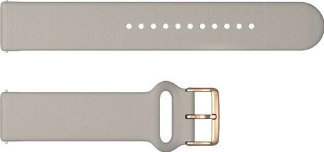 Polar Silikonarmband 20 mm Beige Greige Sand