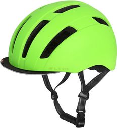 Casque Vélo Ville Eltin Bliss Vert Fluo Mat