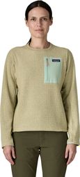 Patagonia R1 Air Crewneck Beige Damesfleece