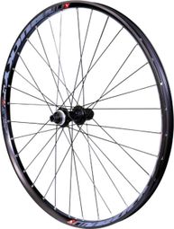 ROUE VTT 27.5  PLUS TRUCKY 35 DISC ARRIERE NOIR MOY CENTERLOCK MT400 11-10V. (TUBELESS ET TUBETYPE) POUR AXE TRAVERSANT 12-148  POUR PNEU 27.5X2.20-2.80 - JANTE INTER 35mm