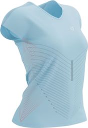 Maillot Manches Courtes Femme Performance SS Tshirt W Aqua Bleu