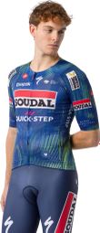 Castelli Aero Race 8S Soudal Quickstep korte mouwen shirt blauw heren