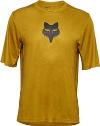 Maillot Manches Courtes Enfant Fox Ranger Jaune