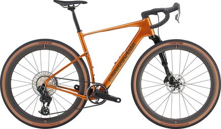 Gravel bike Cannondale Topstone Carbon LTD Lefty Sram Force XPLR AXS/X0 T-Type AXS 12V 700 mm Orange