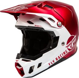 Full-face helmet Fly Racing Fly Formula CC Centrum Red metallic / White