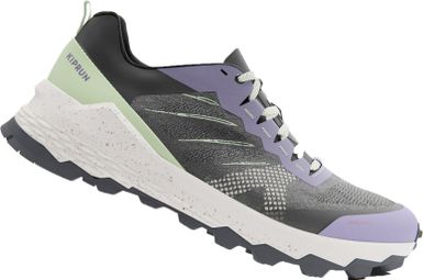 Zapatilla de trail para mujer Kiprun MT3 Negra/Violeta